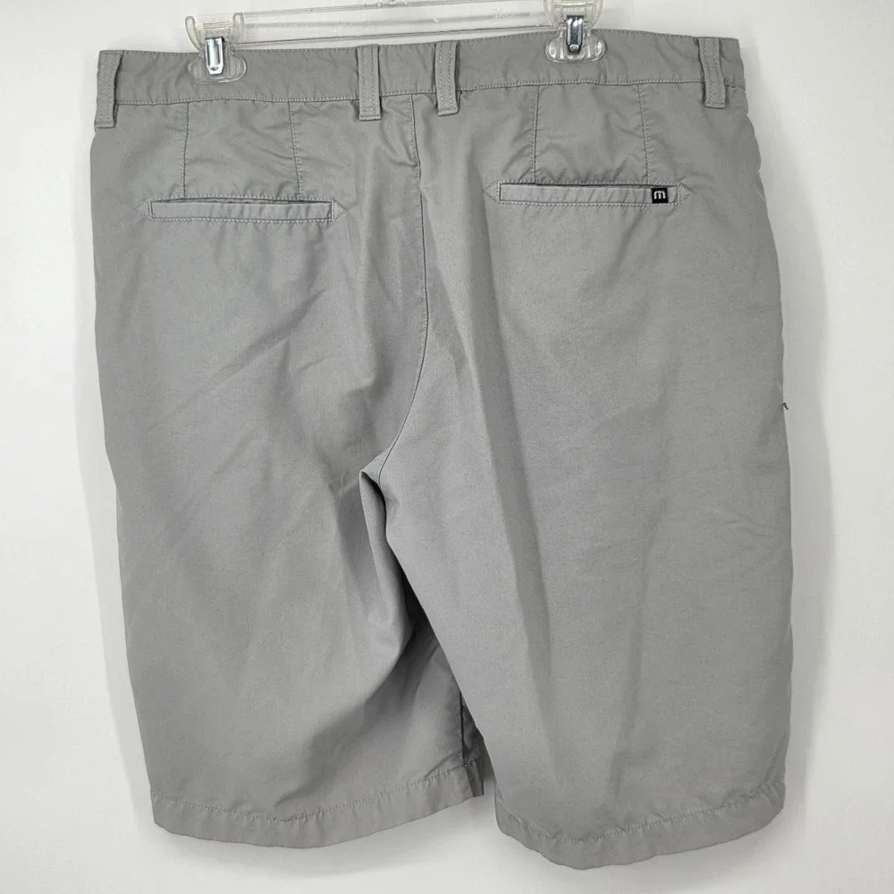 Travis Mathew Chino Shorts Men Size 36 Light Gray 11